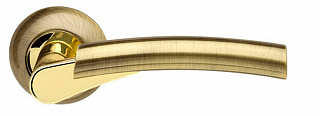 Ручка раздельная Vega LD21-1AB/GP-7 бронза/золото