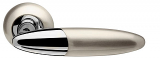 Ручка раздельная Sfera LD55-1SN/CP-3 матовый никель/хром